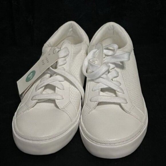 Women’s White Sneakers – Size 9.5 - Picture 2 of 4
